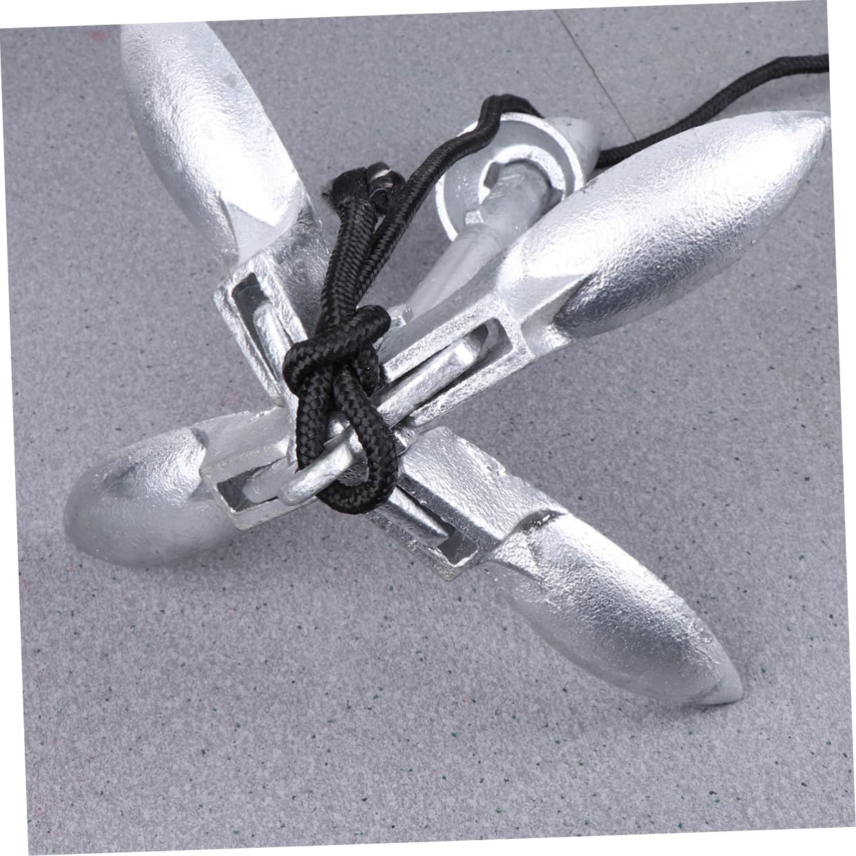 BESPORTBLE Ancla Marina Plegable De Metal De 4 Garras para Kayaks Canoas Y Cuerda De Aleatorios