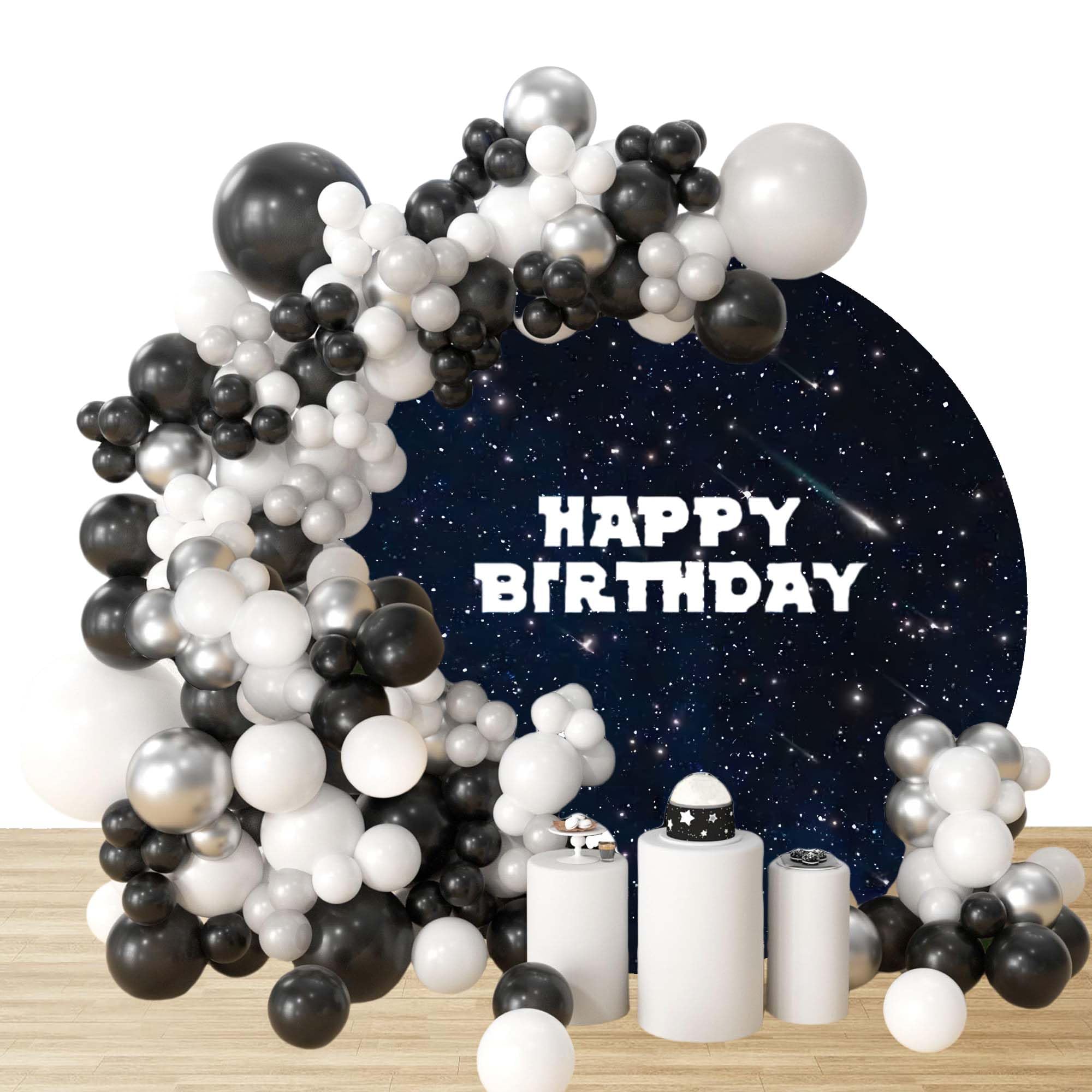 Birthday Balloon Arch Garland Kit Space Latex Balloons Foil Balloons Party Decorations Star Theme Party Supplies