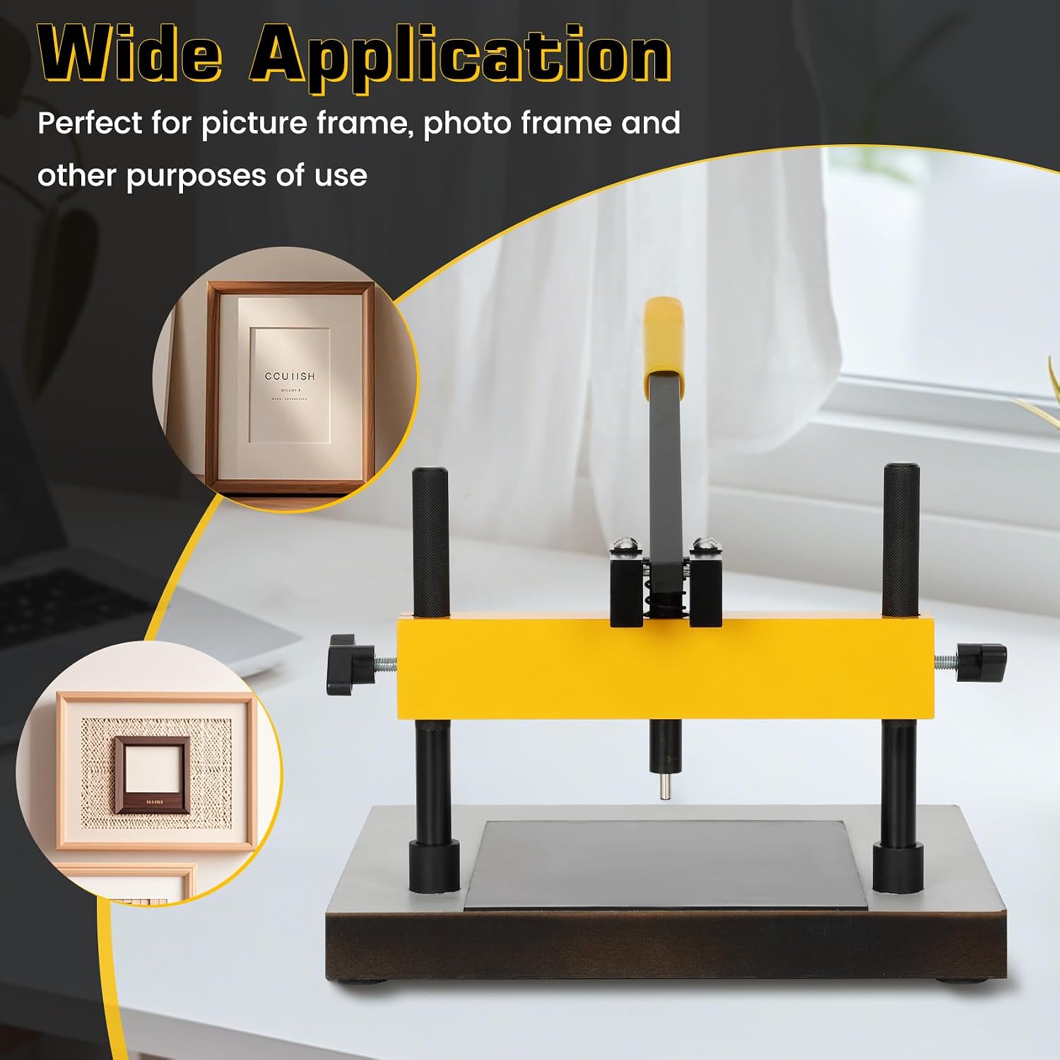 Pro-Factoring F300-1 Picture Framing Tools, Picture Frame Joiner V Nailer Includes 200 V-Shaped Nail, Designed for DIY Enthusiasts Picture Frame Making Machine Photo Joiner with Your Own Hands