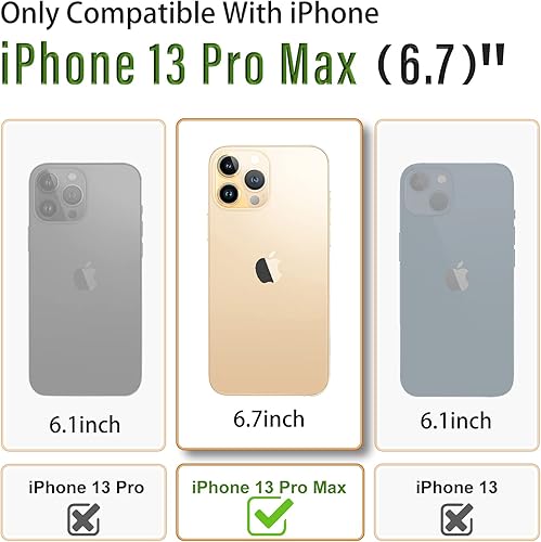 Miniatura 2 de Buleens Funda para iPhone 13 Pro Max para mujer, fundas brillantes de astronauta para iPhone 13 Pro Max con papel brillante y soporte de astronauta,