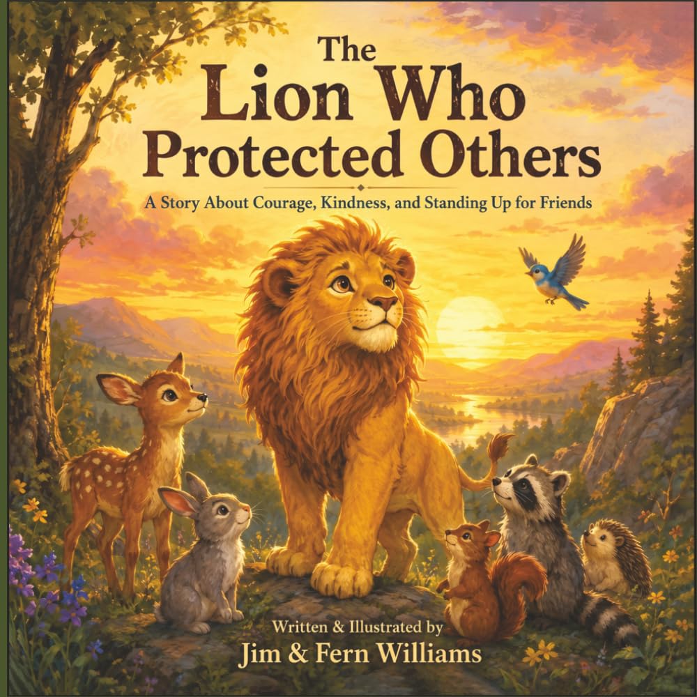 The Lion Who Protected Others: A Story About Courage, Kindness, and Standing Up for Friends