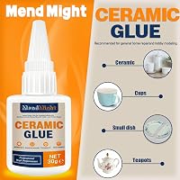 MendMight 30 g Extra erős hőálló kerámia ragasztó porcelánhoz, mosogatógépálló javító ragasztó csészéhez és kerámiához 2