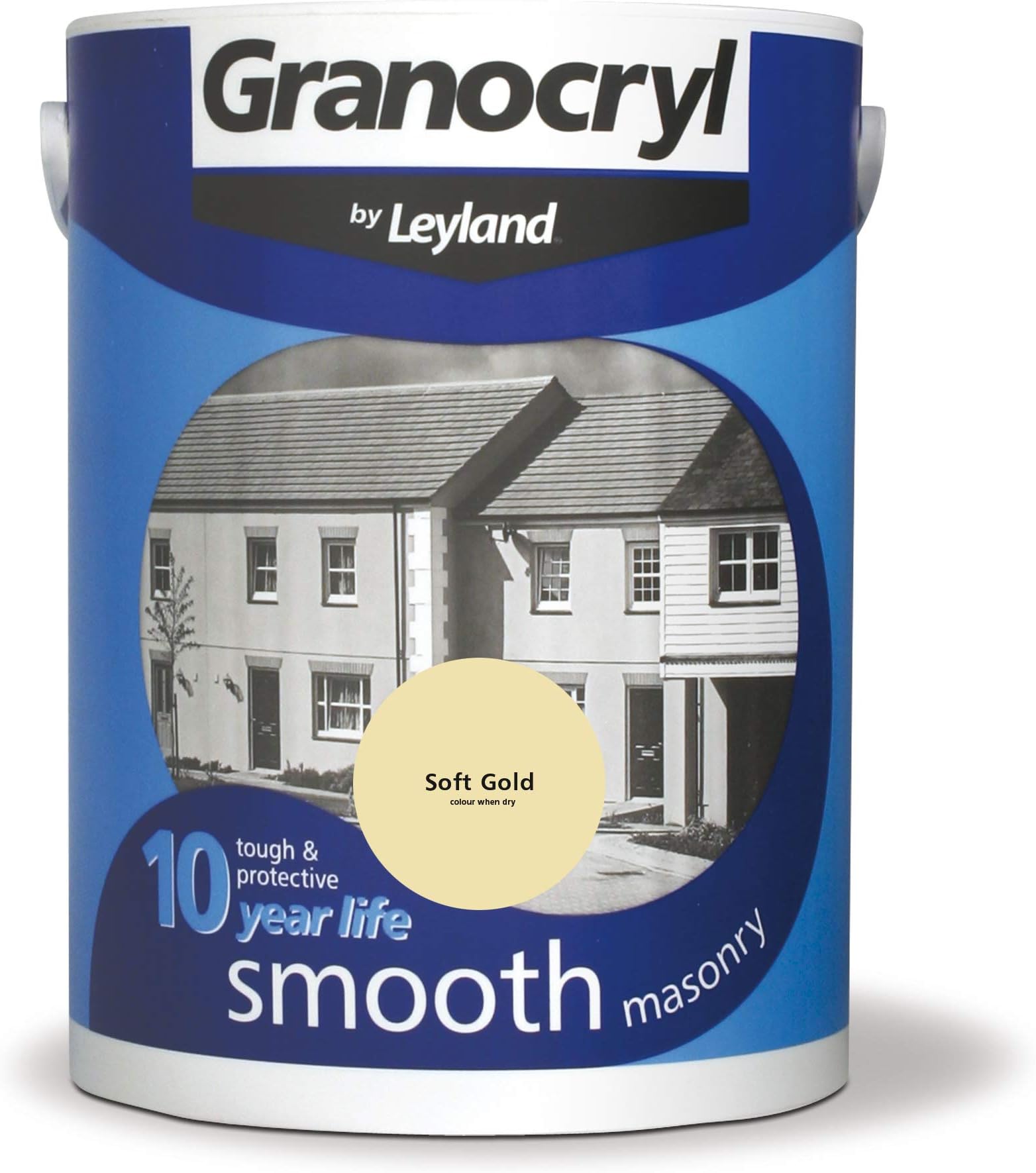 Leyland Granocryl Smooth Masonry, Soft Gold, 5L