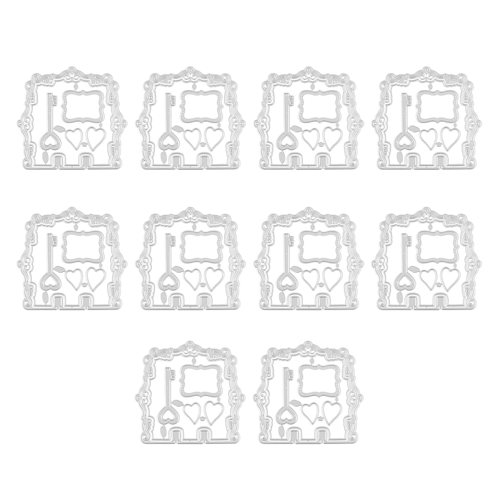 Matrices de découpe décoratives en métal au relief précis pour projets haut de gamme