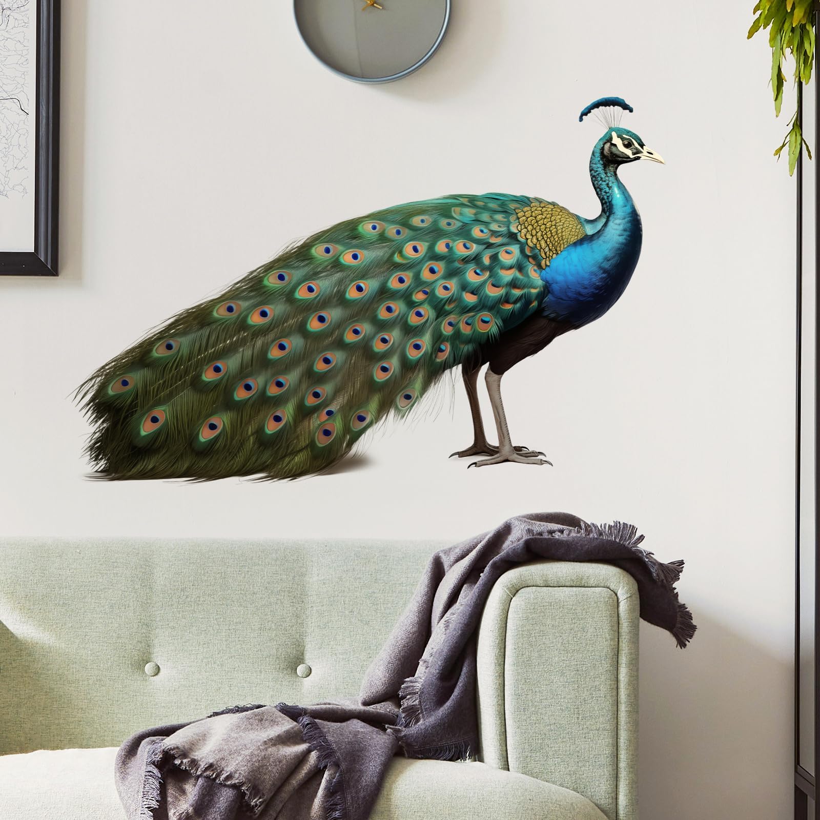 A Set of Wall Stickers Jungle Animals Birds Wall Decals Wall Sticker for Living Rooms Bedrooms
