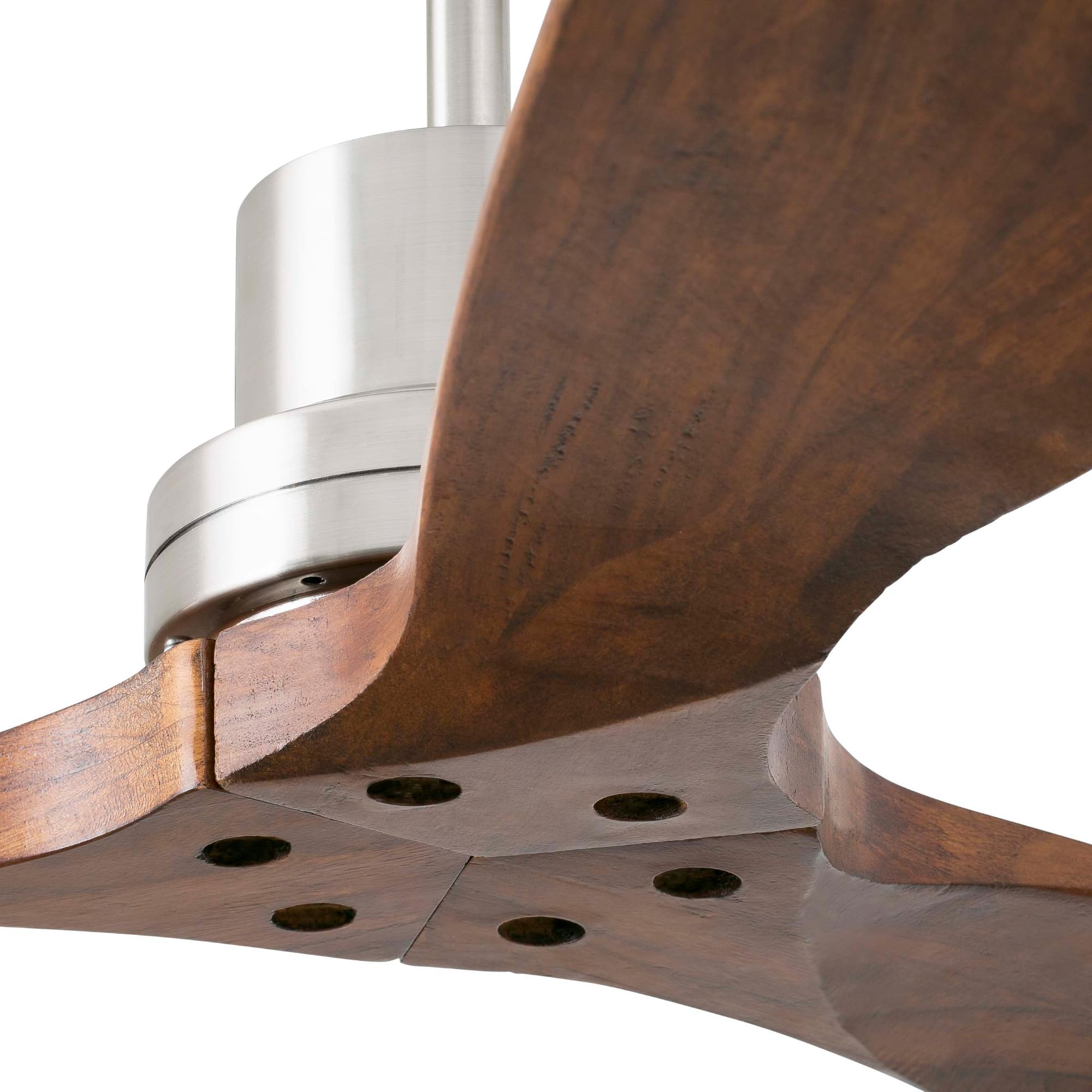 FARO Ventilatore da soffitto in nichel opaco Ø 132 cm, modello LANTAU DC