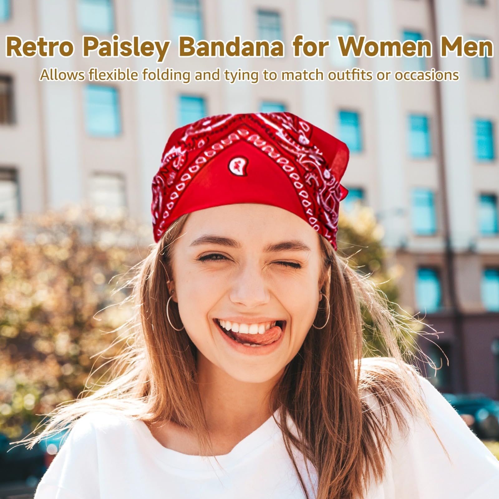 21,2 x 21,2 cala 80 szt. bandany luzem, Paisley 8 kolorów retro chusteczki, mężczyźni kobiety chusta na głowę szalik, osłona twarzy krawat, na imprezy sportowe do tańca akcesoria