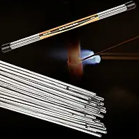 BLUEFIRE 12 varas de soldagem de liga de zinco de alumínio de baixa temperatura, haste de soldagem fácil de derreter para soldar metais, alumínio, cobre, aço inoxidável, ferro, solução DIY simples