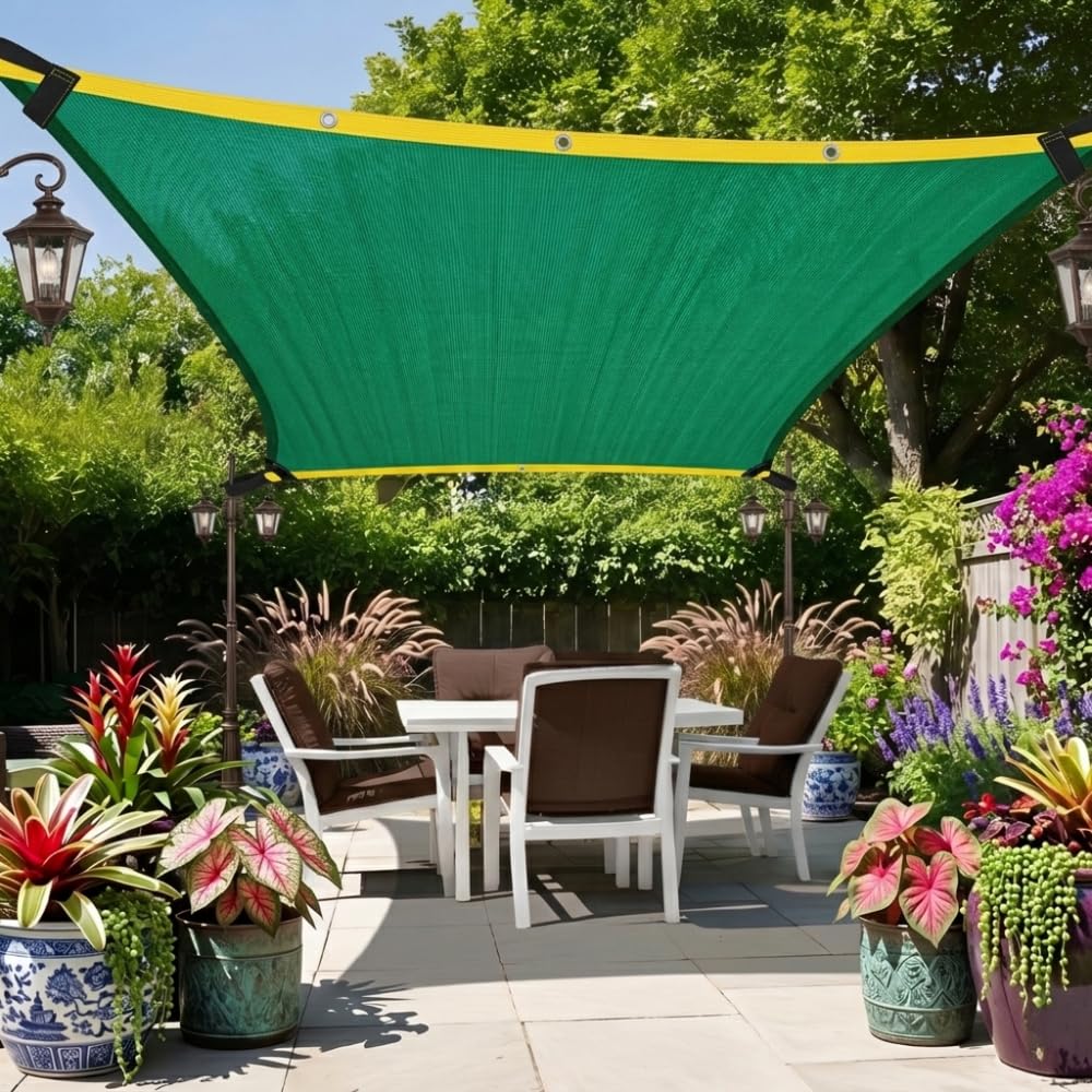 Utkarsh Green Shade Net – 75% UV Protection | Multipurpose Agro Net for Terrace, Garden, Greenhouse & Balcony | Protection from Sun | Indoor & Outdoor Use | Size - 5 ft x 10 ft-image-43