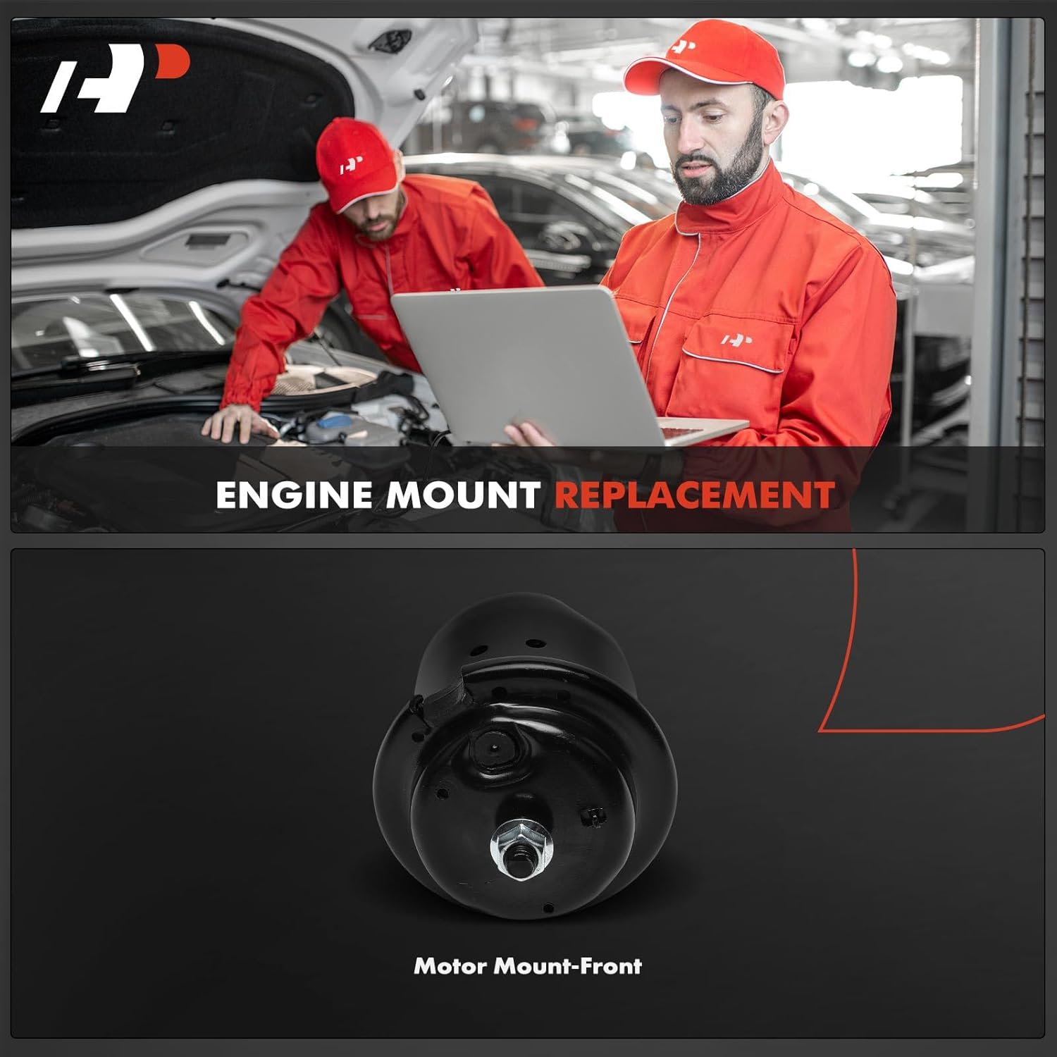 A-Premium Front Engine Motor Mount Compatible with Chevrolet Traverse 2009-2017 & GMC Acadia 2009-2017, Acadia Limited 2017 & Buick Enclave 2009-2017 & Saturn Outlook 2009-2010