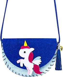 Sewing Kits for Kids,Sew Your Own Bag Kit Sewing Kit of Girls Handbag DIY,Art Craft Hand Stitch Toy Kits for Beginner Educational Toys,Sewing Handbag with Safety Needle Sewing Gifts for Children