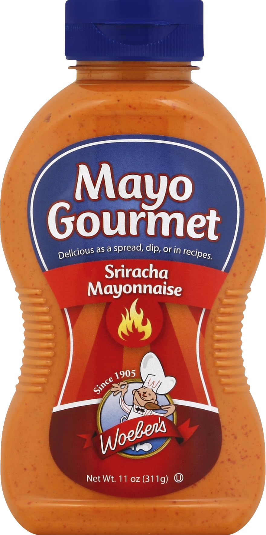 Woeber's, Mayo Gouremt Sriracha Mayonnaise, 11 Fl Oz