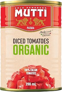 Mutti Organic Diced Tomatoes (Polpa Pezzi), 14 oz. | 6 Pack | Italy’s #1...