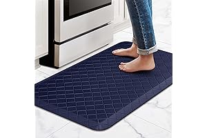 HappyTrends Blue Kitchen Mats for Floor: Superior Comfort and Protection