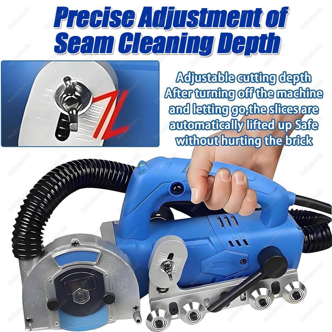 Limpiador Juntas Eléctrico 1200w,Evita Desconchado Las Baldosas 5sawblade