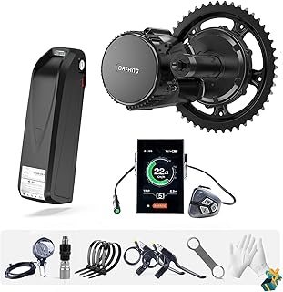 BAFANG Mid Drive Motor Kit 750W 48V with 20Ah Battery ebike Conversion Kit for Mountain Road Commute Bike, Mid Engine BBS02B Pedelec DIY Electric Bike Converter for Adults, DPC18 Display, BB68mm