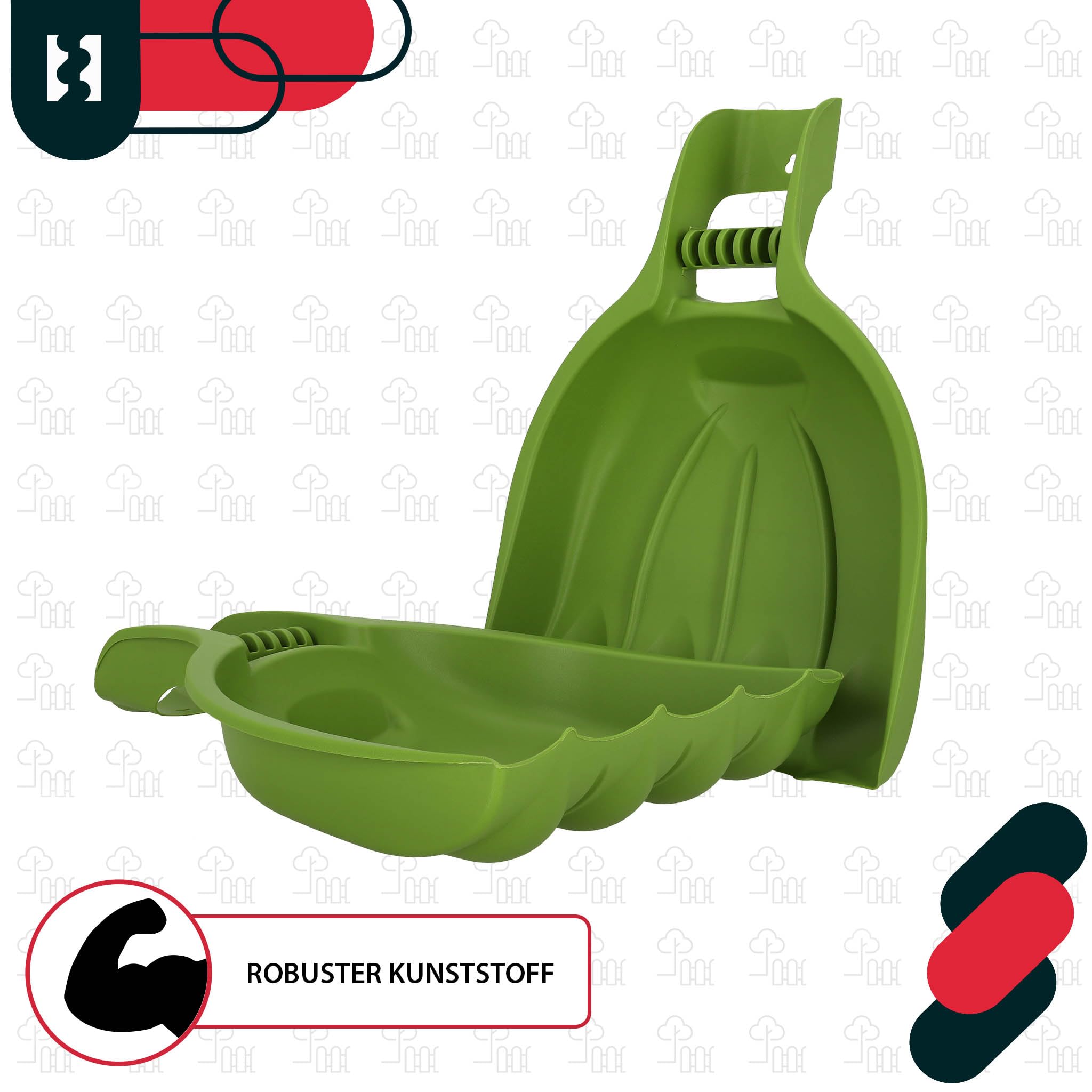 KOTARBAU® 1 par de Garras para hojas y hierba, Verde, Rastrillo recoge hojas, Garras de agarre, Recolector de hojas, Recogedor portátil hojas, Garras de césped para jardín, Cuchara de hojas, Agarrador