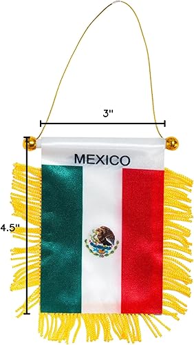 Miniatura 5 de Bandera colgante de ventana de doble cara con ventosa y mini guantes de boxeo (bandera colgante y guantes de boxeo)