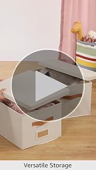 Amazon.com: ZICOTO Decorative File Organizer Box Set of 2