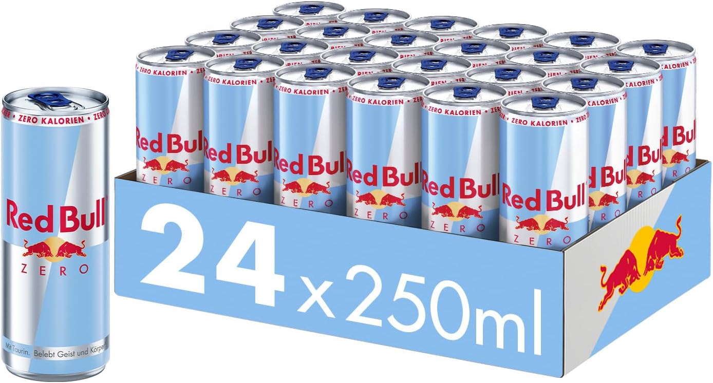 Energy Drink Zero, 24 x 250 ml, cans of drinks pallet, without deposit