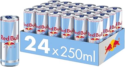 Red Bull Energy Drink Zero, 24 x 250 ml, cans of drinks pallet, without deposit
