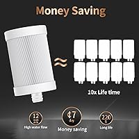 Vista 5 de Faucet Water Filter Replacement Cartridge, Reduce 99.6% Lead Chlorine Odor, Alkalize Water, Mineralize Water, Multi-function NSF/ANSI 42&53