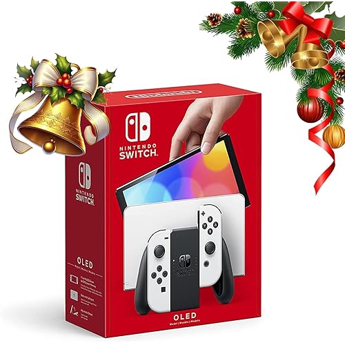 Nintendo Switch – OLED Model w/White Joy-Con