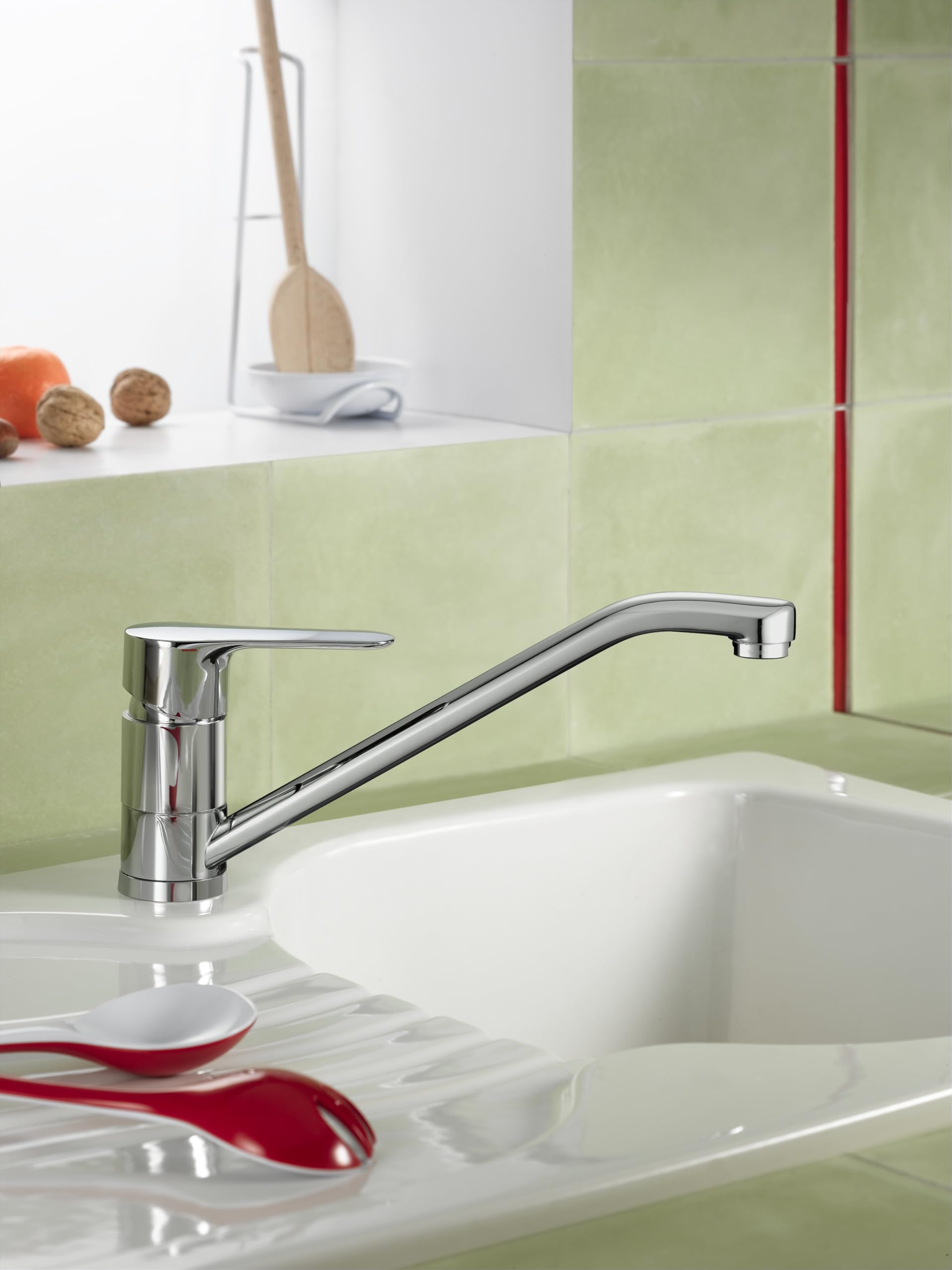 Jacob Delafon – Mitigeur évier Cano orientable chrome/chrome