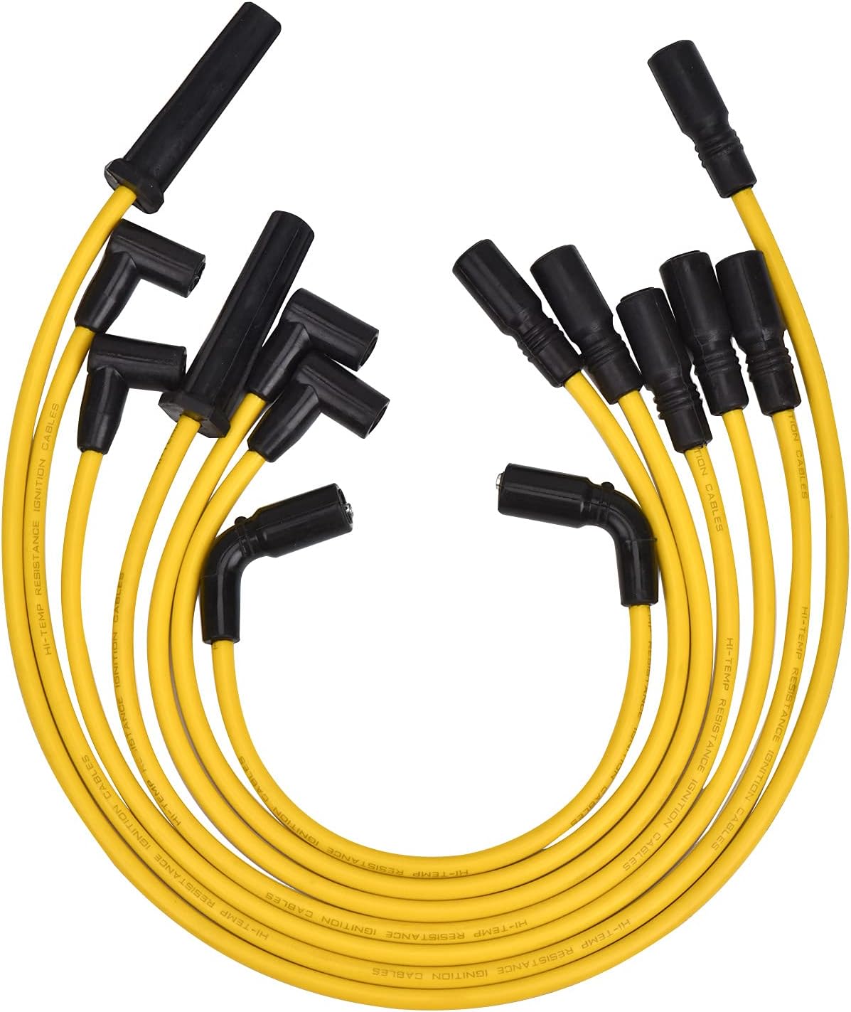 High Performance 8mm Spark Plug Wire Set Compatible with Chevy Chevrolet Astro Blazer C1500 Express 1500 2500 K1500 P30 S10,GMC C1500 Jimmy Safari Savana Isuzu Hombre V6 4.3L