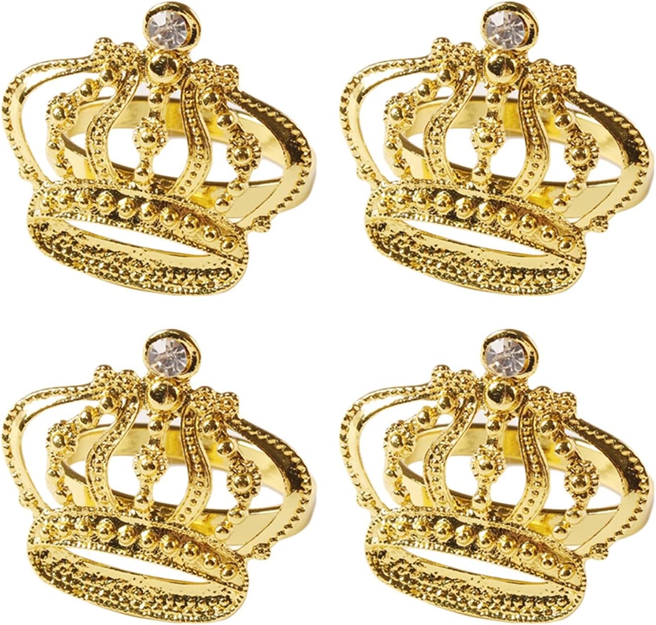 新品 - Time for tea 花形ナプキンリングセットx2 イタリア製 陶器