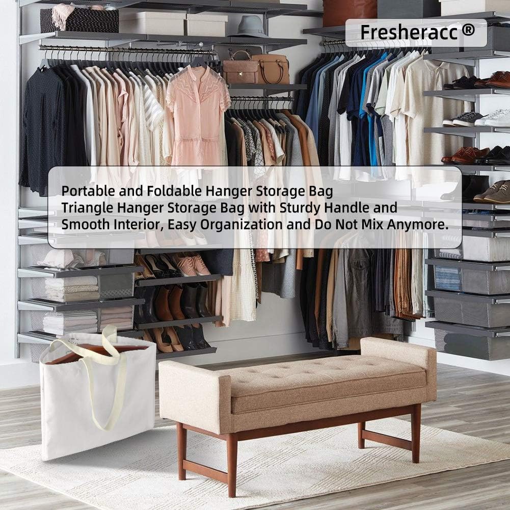 Clothes Hanr Organizer Holder for Space Saving, Hanr Triangle Stora