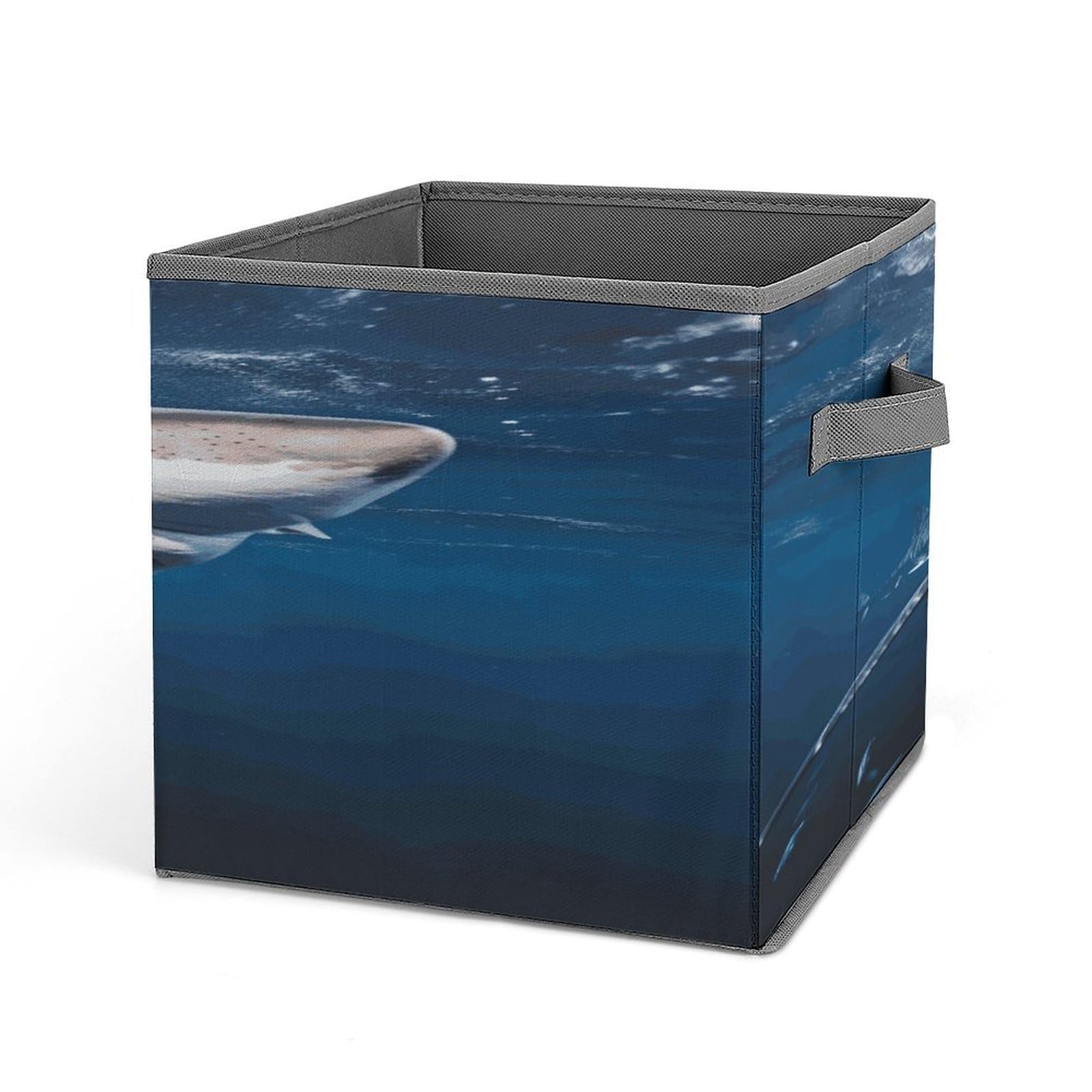 Fekiloot Style Great White Shark Opens Mouth Storage Bins Storage Baskets