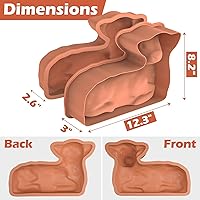 Vista 7 de Kamehame Molde para pastel de cordero, moldes de silicona 3D de cordero para hornear, molde de cordero de primavera para hornear Pascua