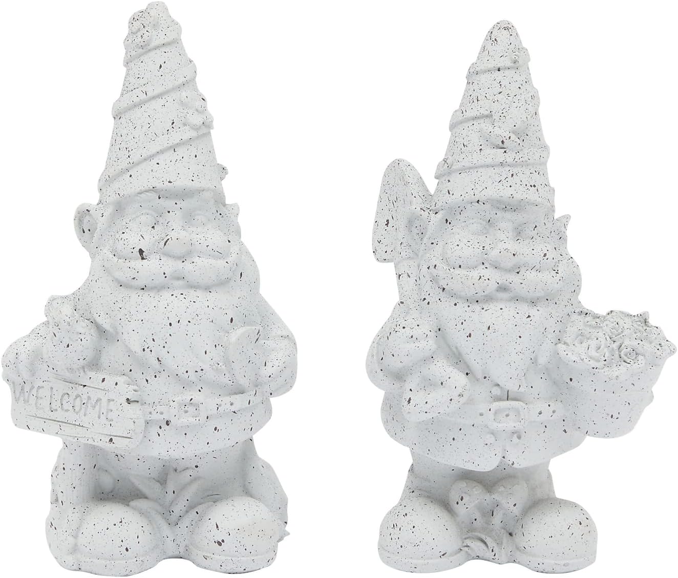 Gnomes Ceramic Painting Kit for Kids Adults and Teens with 3ml Paint Pod Strips, 2 Brushes, 2 Ready-to-Paint Ceramics