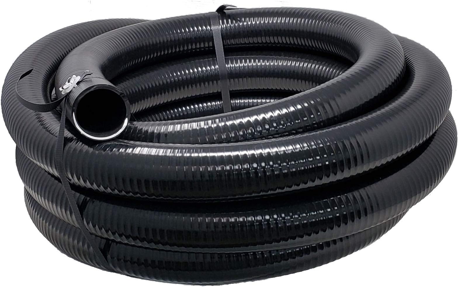 - Sealproof Flexible PVC Pipe 2 Inch Dia Hose 25 FT Length, Black Tubing, Schedule 40, Premium Quality Made in USA