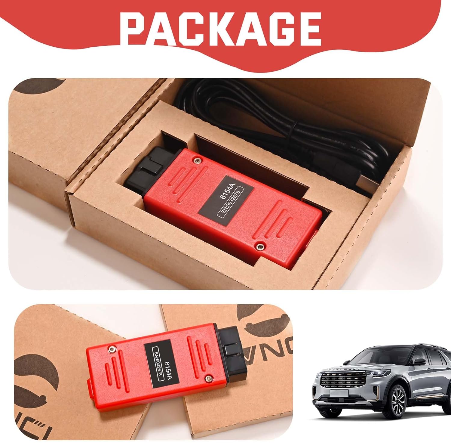 6154A Professional Diagnostic Scanner forVWAudiSkodaSeat with Software, CAN FD & DoIP Support, 1995-2025 Vehicle Compatibility