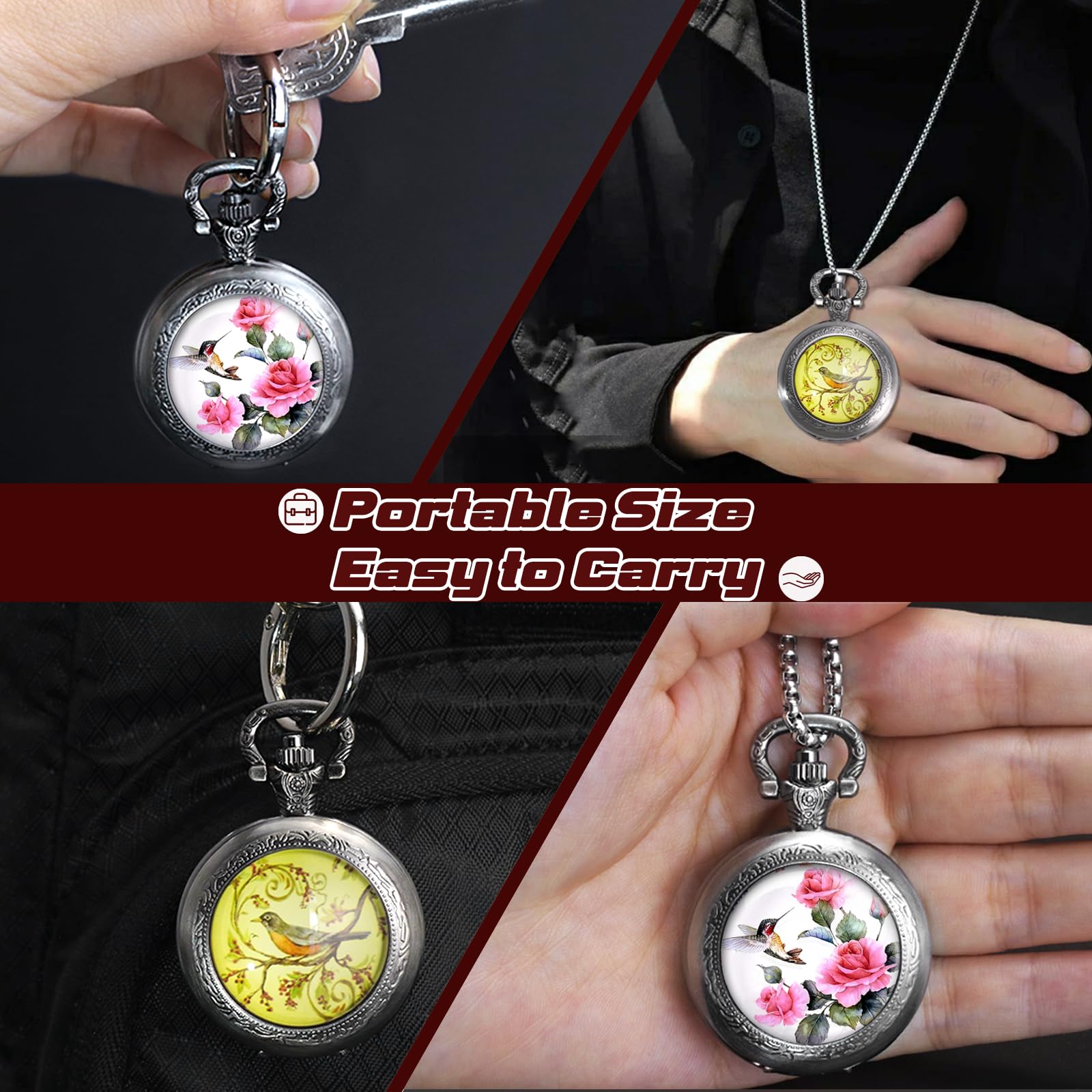 Mini DND Dice Set including Pocket Watch 2Pack - Image 3