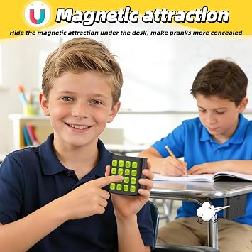 Fikami Rechargeable 2-in-1 Separable Magnetic Sound Effects Machine,16 Sounds,Volume Adjustment,Prank Gifts Toys for Boys,Remote Fart Machine for 6 7 8 9 10 11 12 13 Year Old Boys Toys Gifts