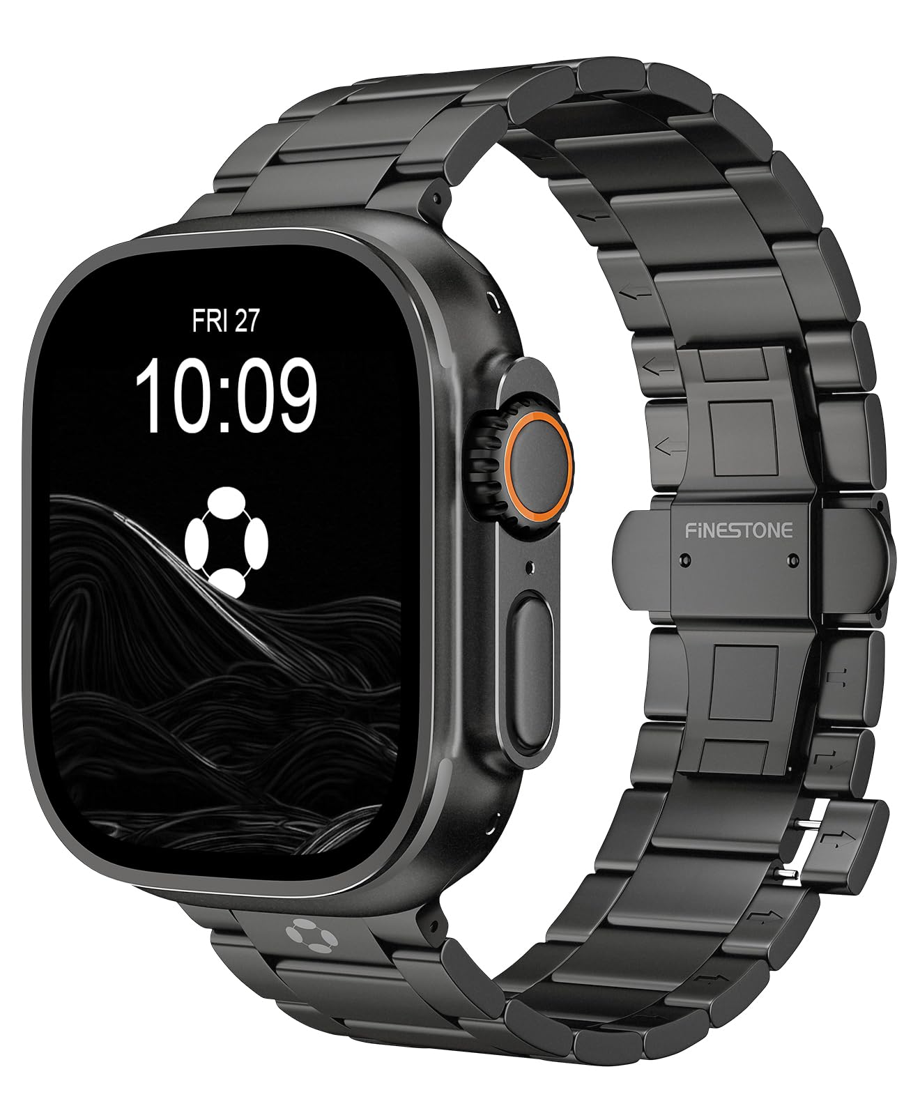 Bracelet titane réglable CRNS03-PRO pour éviter les rayures Apple Watch