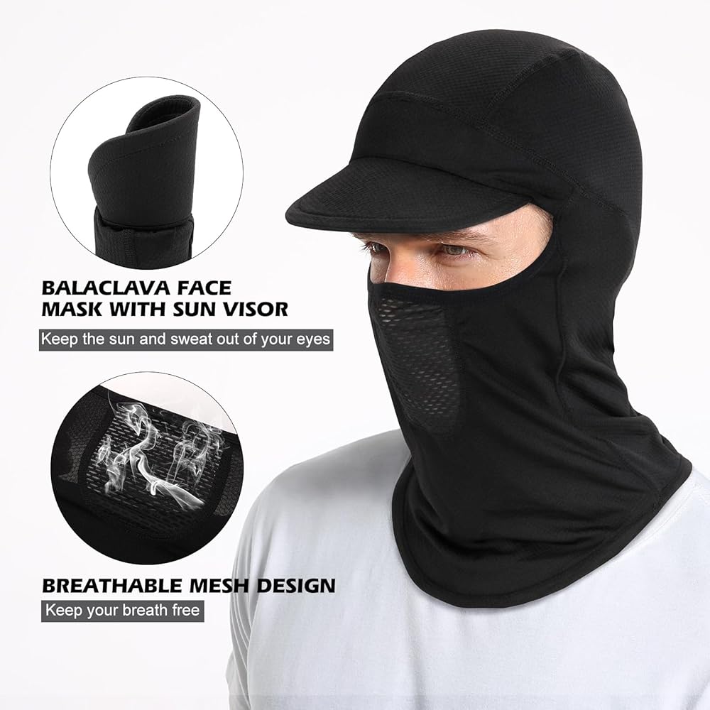 帽子 Balaclava safari hat Balaclava Face Mask Adjustable Baseball Cap for,CS/Hunting
