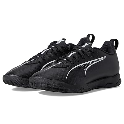 PUMA Kids Ultra Play Indoor Training (Little Kid/Big Kid) Kids Shoes Puma Black/Puma White