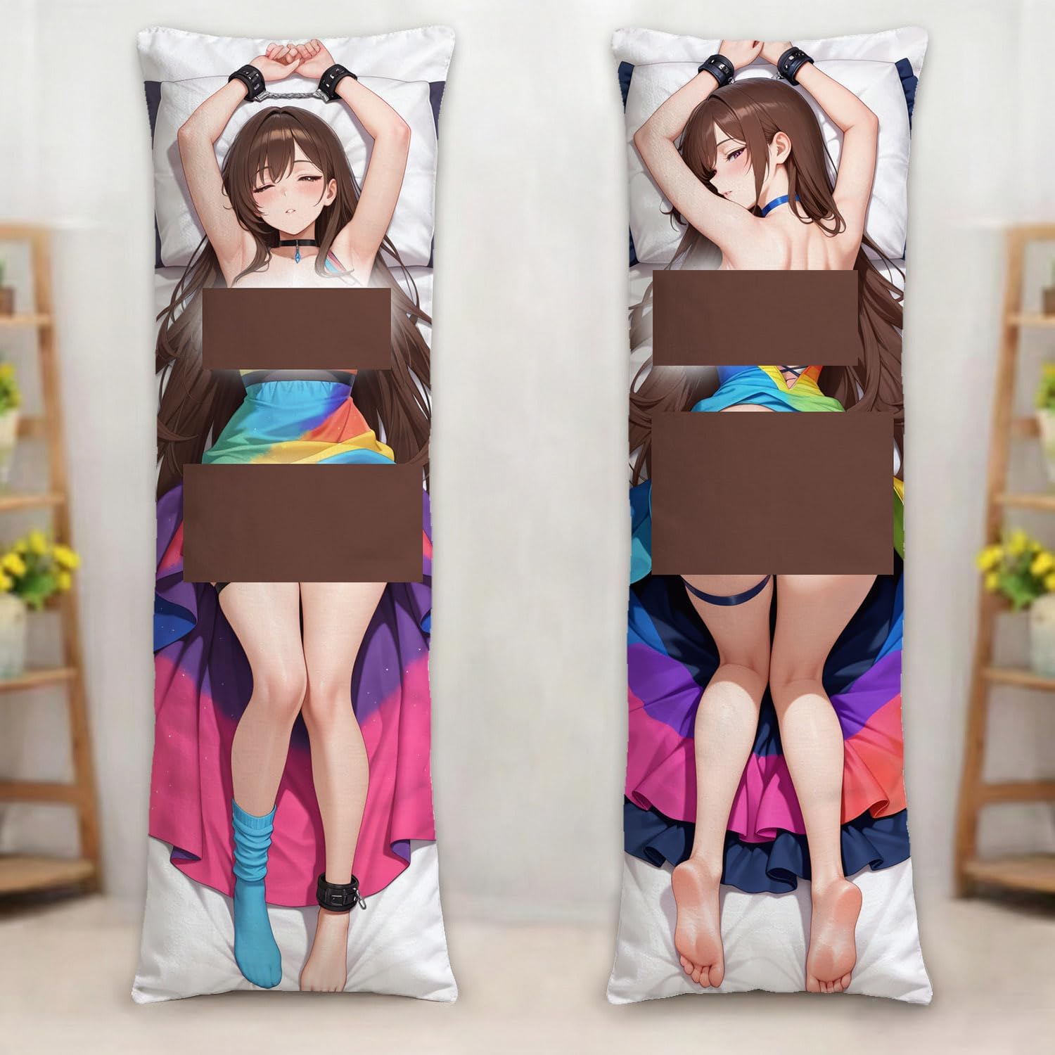 Anime Girl Body Pillow Dakimakura Cover Double-Sided Peach Skin 50x150cm