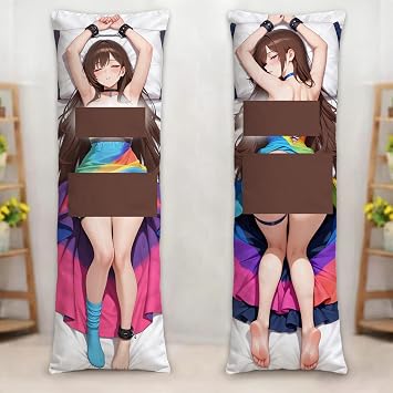 Anime Girl Body Pillow Dakimakura Cover Double-Sided Peach Skin 50x150cm