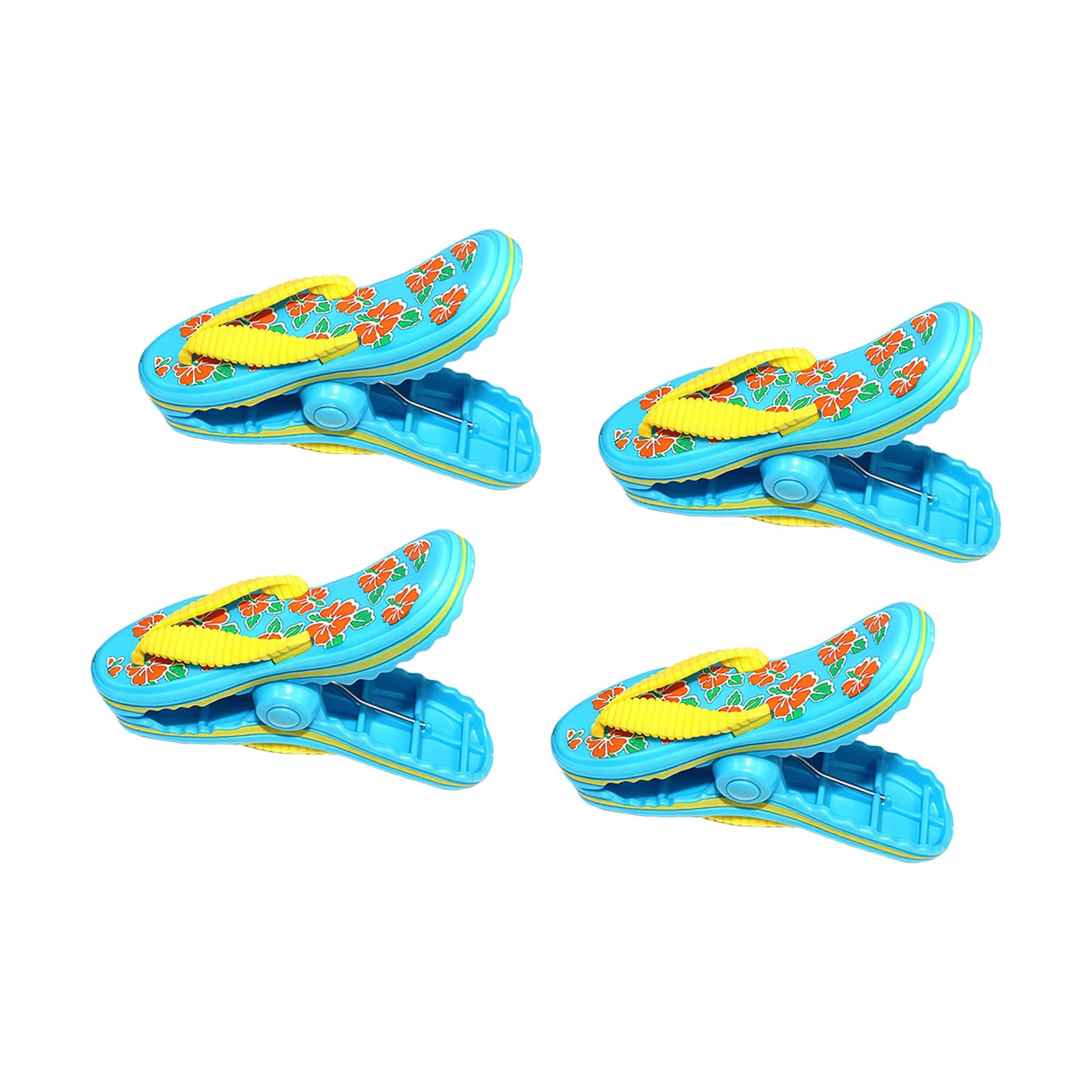 JSGHGDF 4PCS Animal Shape Towel Clip for Sandproof Securing At Beach with Ultraviolets Resistant Materials and Rustproof Spring Outdoor Drying Supplies