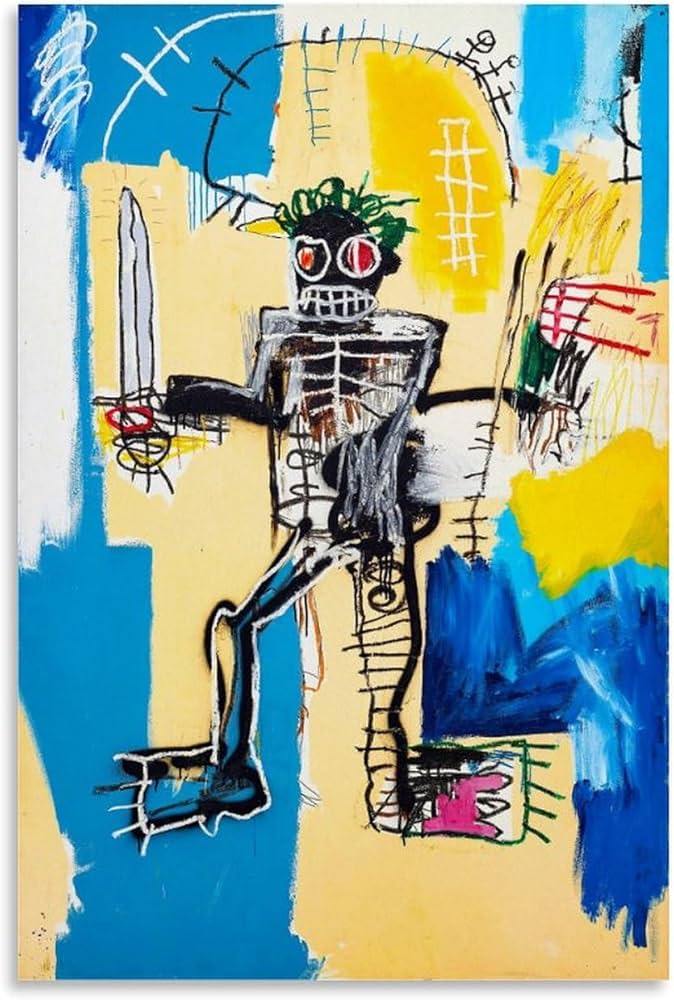バスキア JEAN-MICHEL BASQUIAT 油絵 4