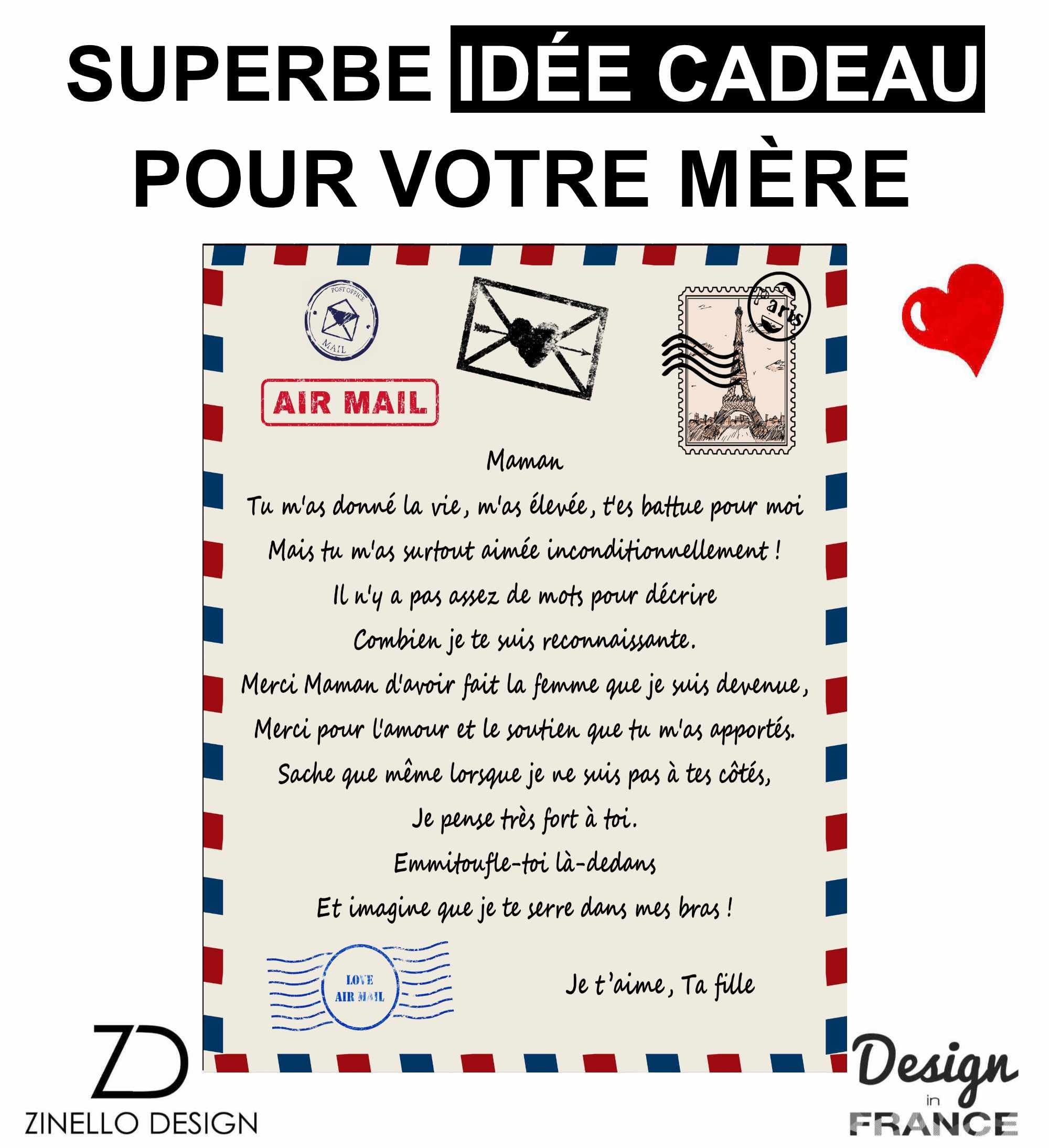 Plaid Personnalisé Doux Polaire pour Offrir à sa Belle-Fille. Idée Cadeau Insolite Utile pour Un Anniversaire Noel la Fête des Mères Un Mariage. Couverture Couvre Lit pour la Deco - Zinello Design