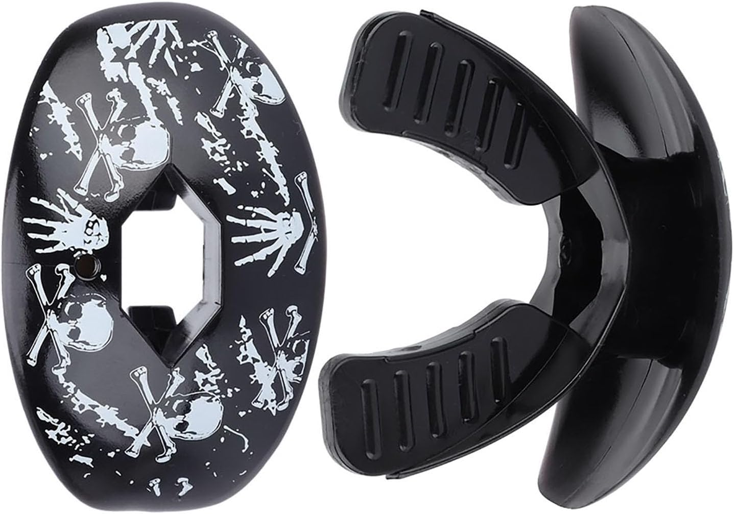 Mouthguard, Teeth Protector Tooth Protector, Shock Design, Breathing Channels for Oxygen Intake, with Food Grade TPR Instant Fit, for Boxing Kickboxing Football (Skeleton Shaped)