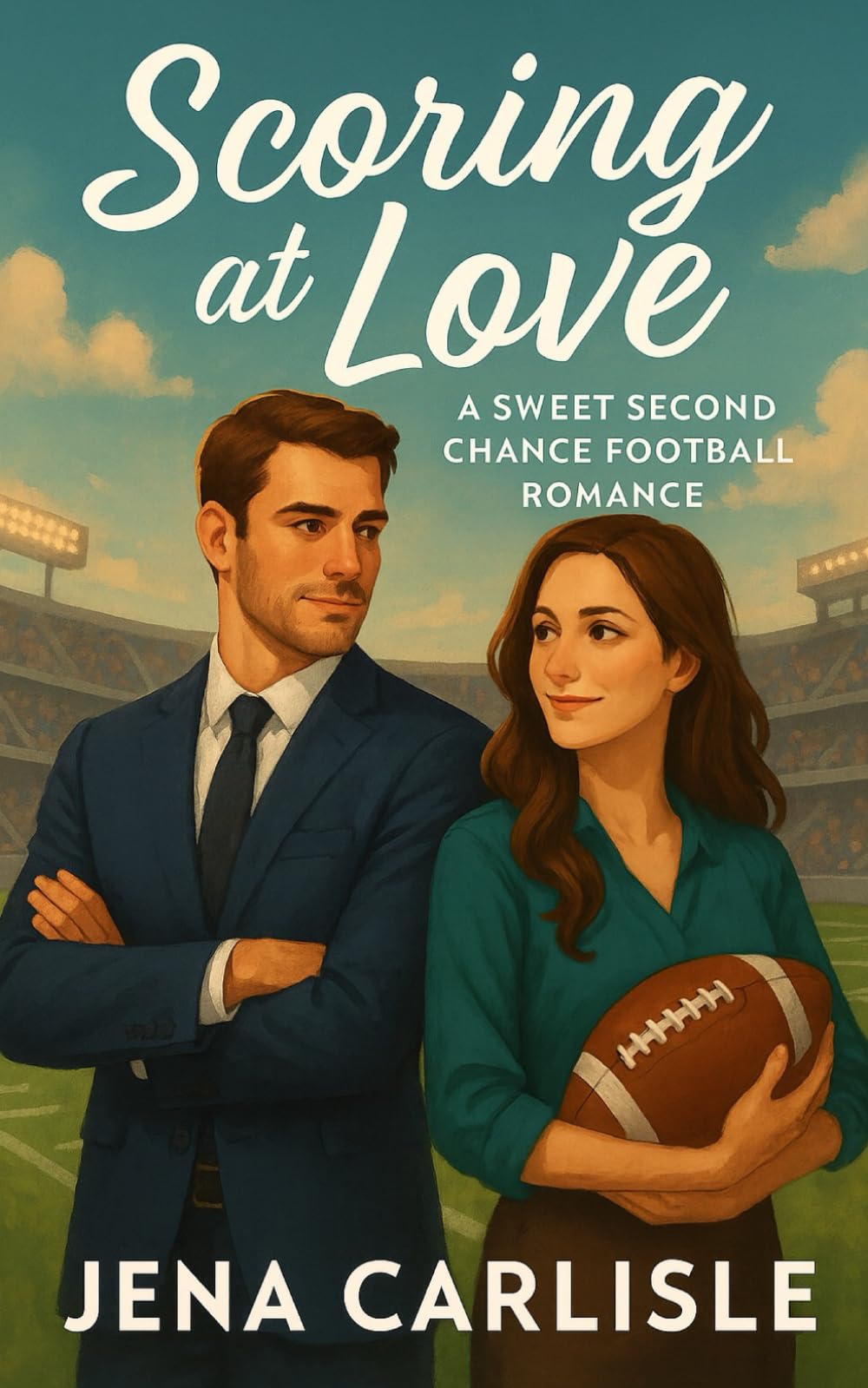 Scoring At Love: A Sweet Second Chance Football Romance