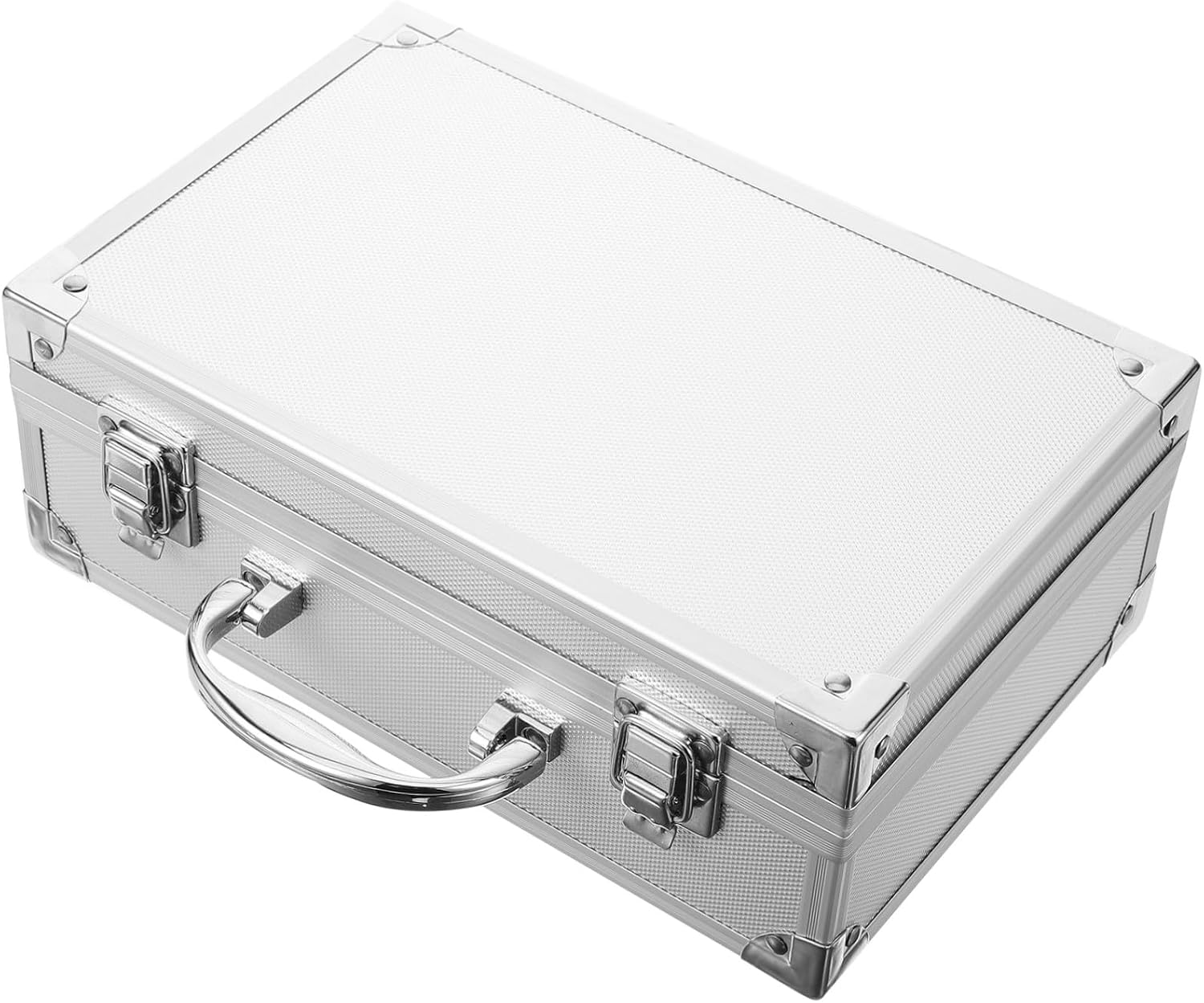 Portable Aluminum Alloy Tool Box with Heavy Duty Storage for Home