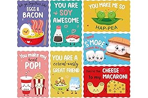 Adorable Valentines Day Cards for Kids with Envelopes and Stickers